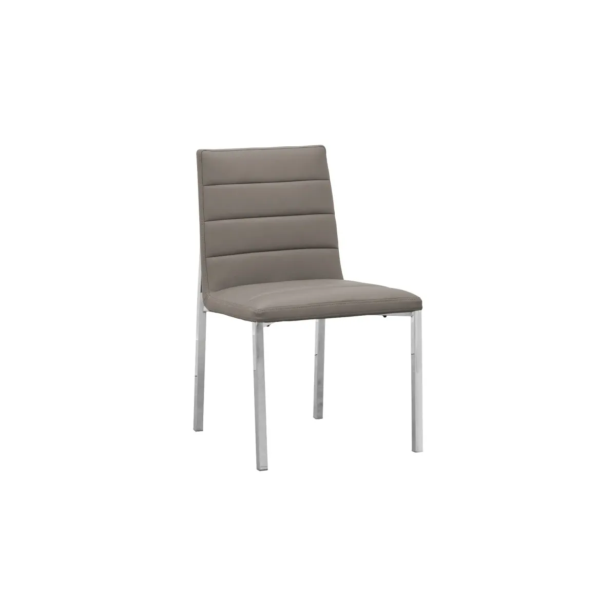 Amalfi Metal Back Chair in Taupe