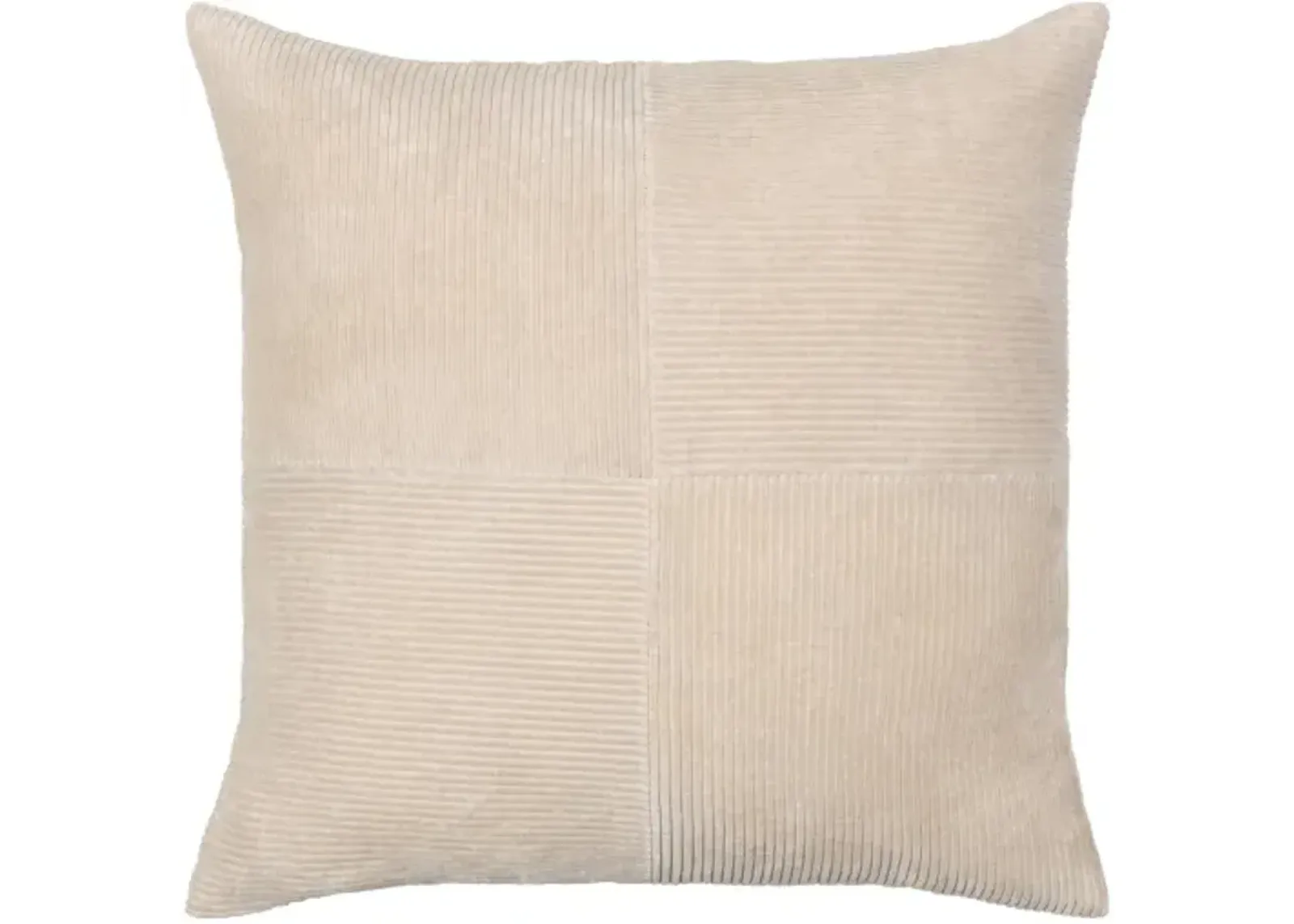 Corduroy Quarters CDQ-001 18"L x 18"W Accent Pillow