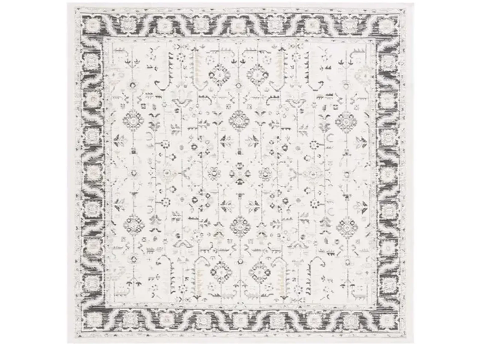 SUNRISE 627 Beige 6'-7' X 6'-7' Square Square Rug