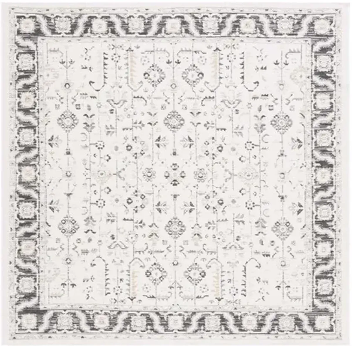 SUNRISE 627 Beige 6'-7' X 6'-7' Square Square Rug