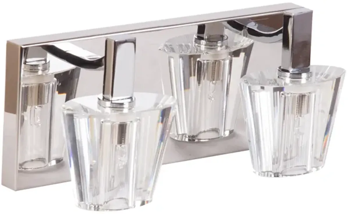 Capello 12" Wide 2-Light Vanity Light - Chrome