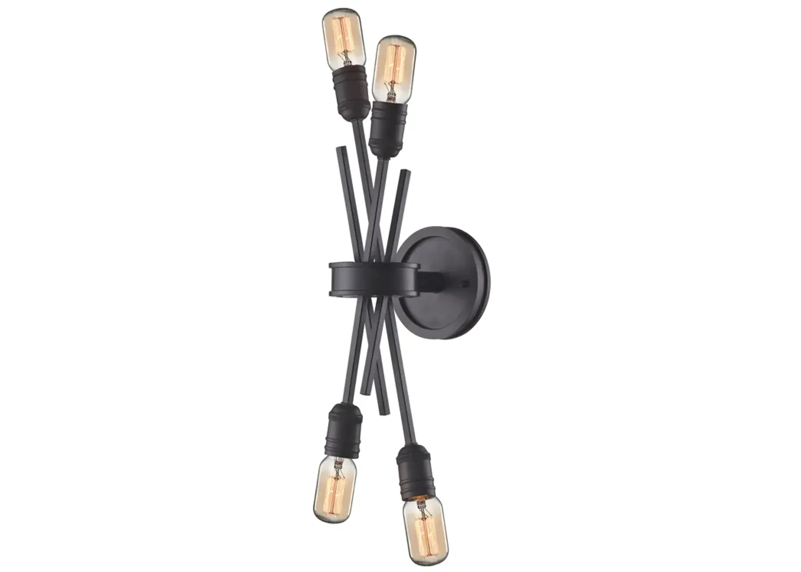 Xenia 5" High 4-Light Sconce - Oil Rubbed Bronze