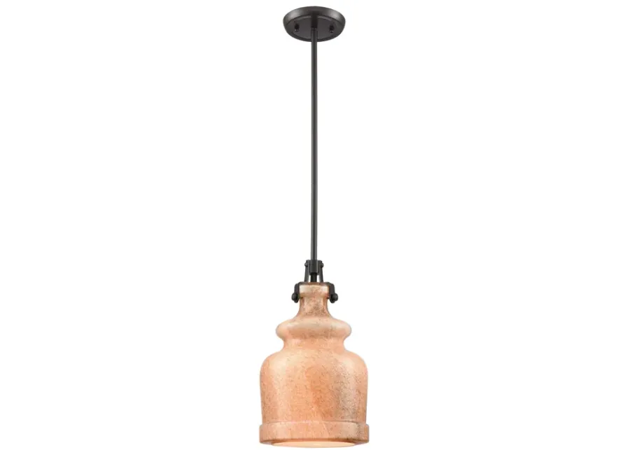 Sheffield 8" Wide 1-Light Mini Pendant - Oil Rubbed Bronze