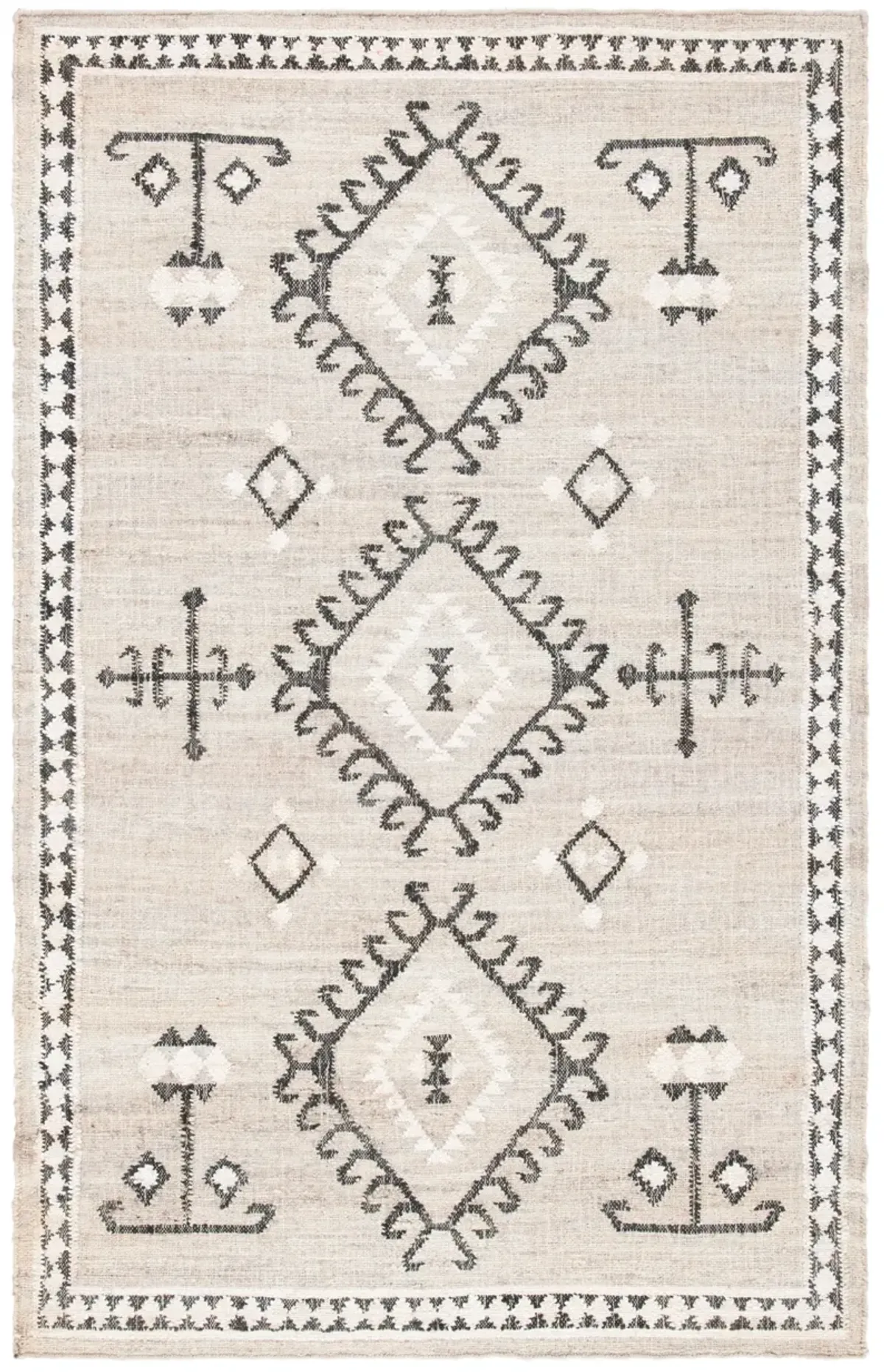 KILIM 762 GREY  2'-3' x 5' Accent Rug