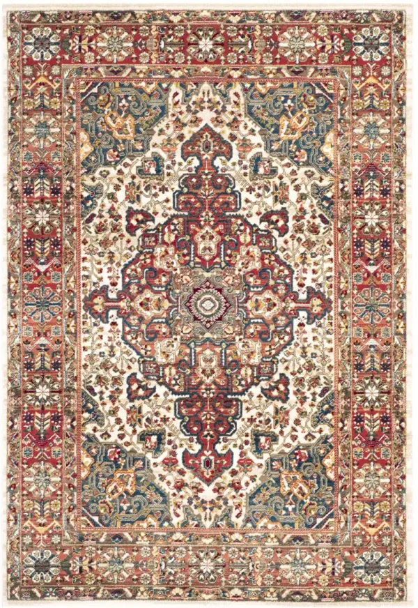 KASHAN 305 IVORY  2'-6' x 4' Accent Rug