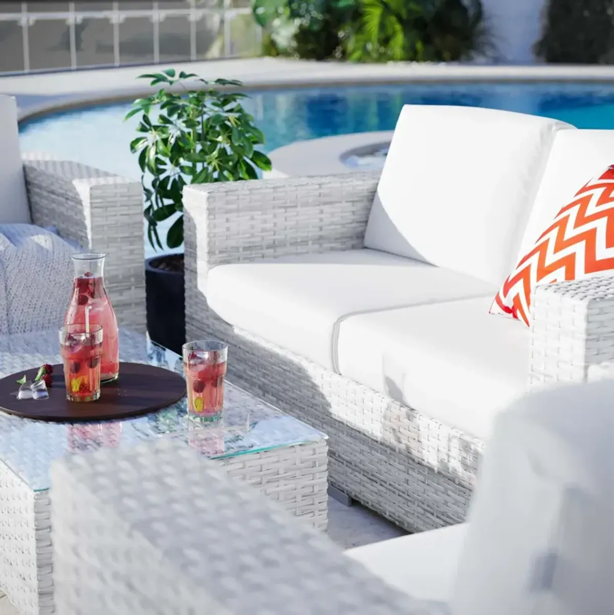 Convene 4-Piece Outdoor Patio Set