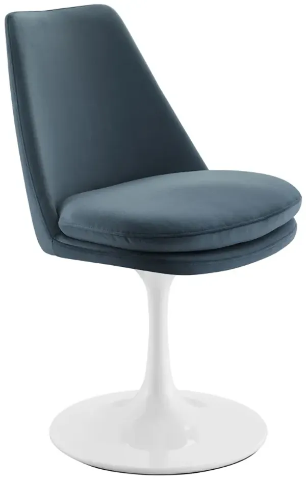 Lippa Swivel Dining Performance Velvet Side Chair by Modway