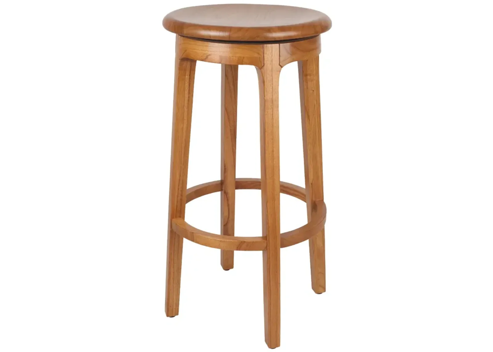 Foxy Mindi Swivel Bar Stool, Natural