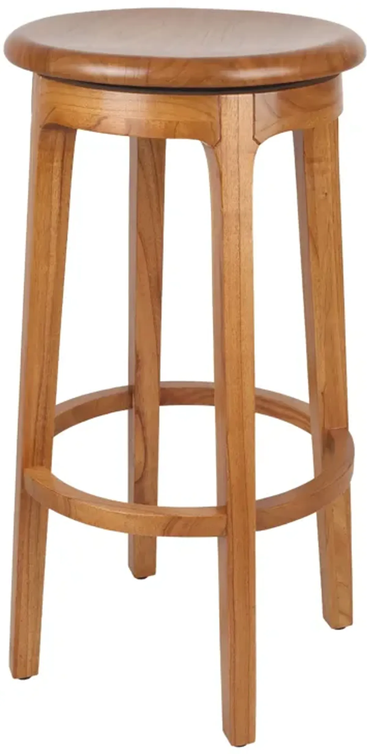 Foxy Mindi Swivel Bar Stool, Natural