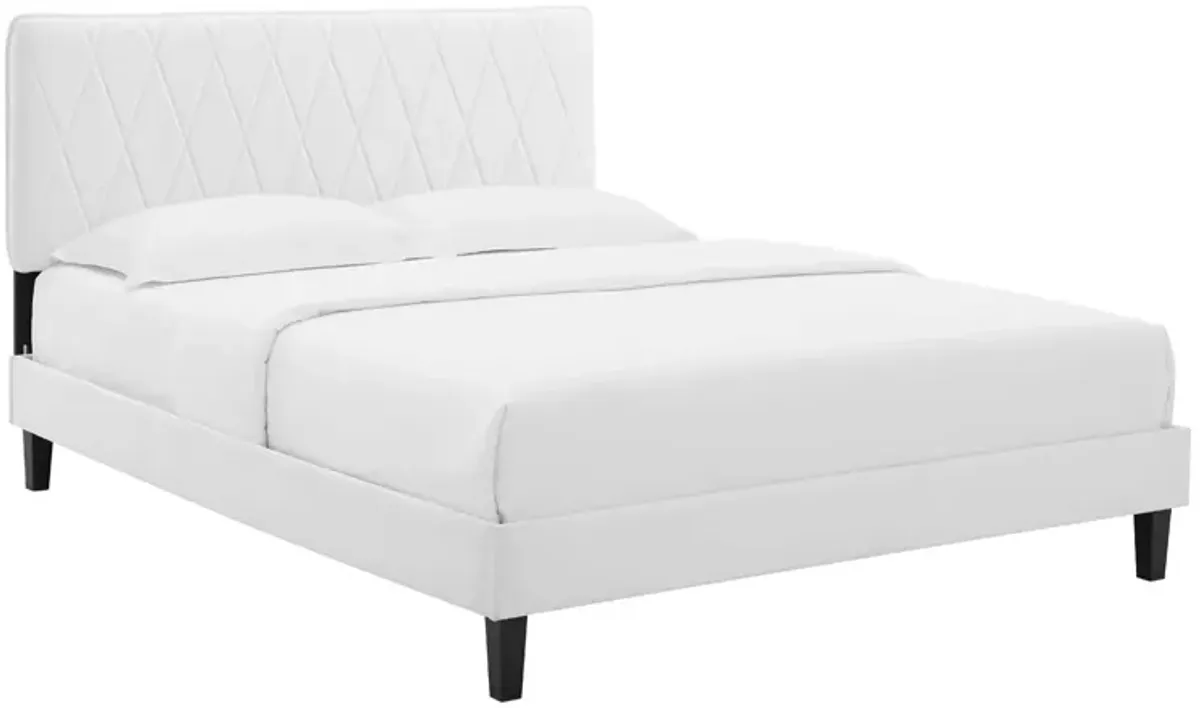 Phillipa Performance Velvet King Platform Bed