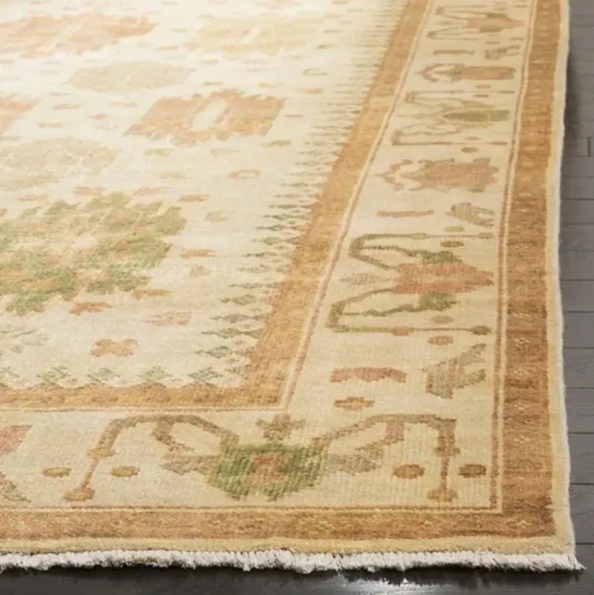 OSH126 Beige  9' X 12' Large Rectangle Rug