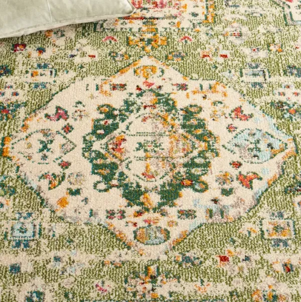 MADISON 468 SAGE  2'-2' x 8' Runner Rug
