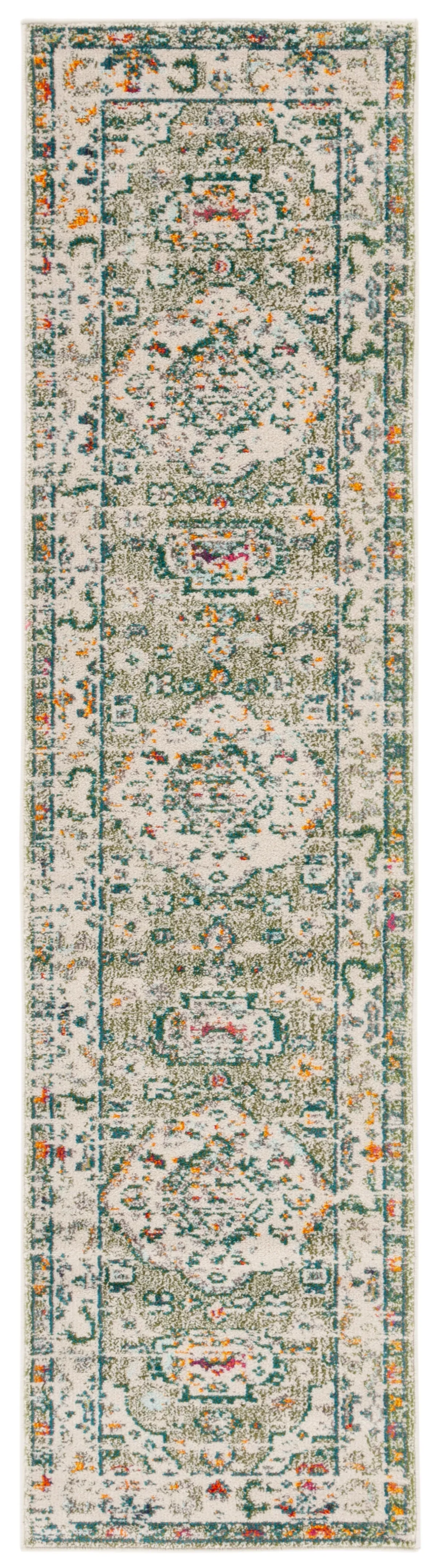 MADISON 468 SAGE  2'-2' x 8' Runner Rug