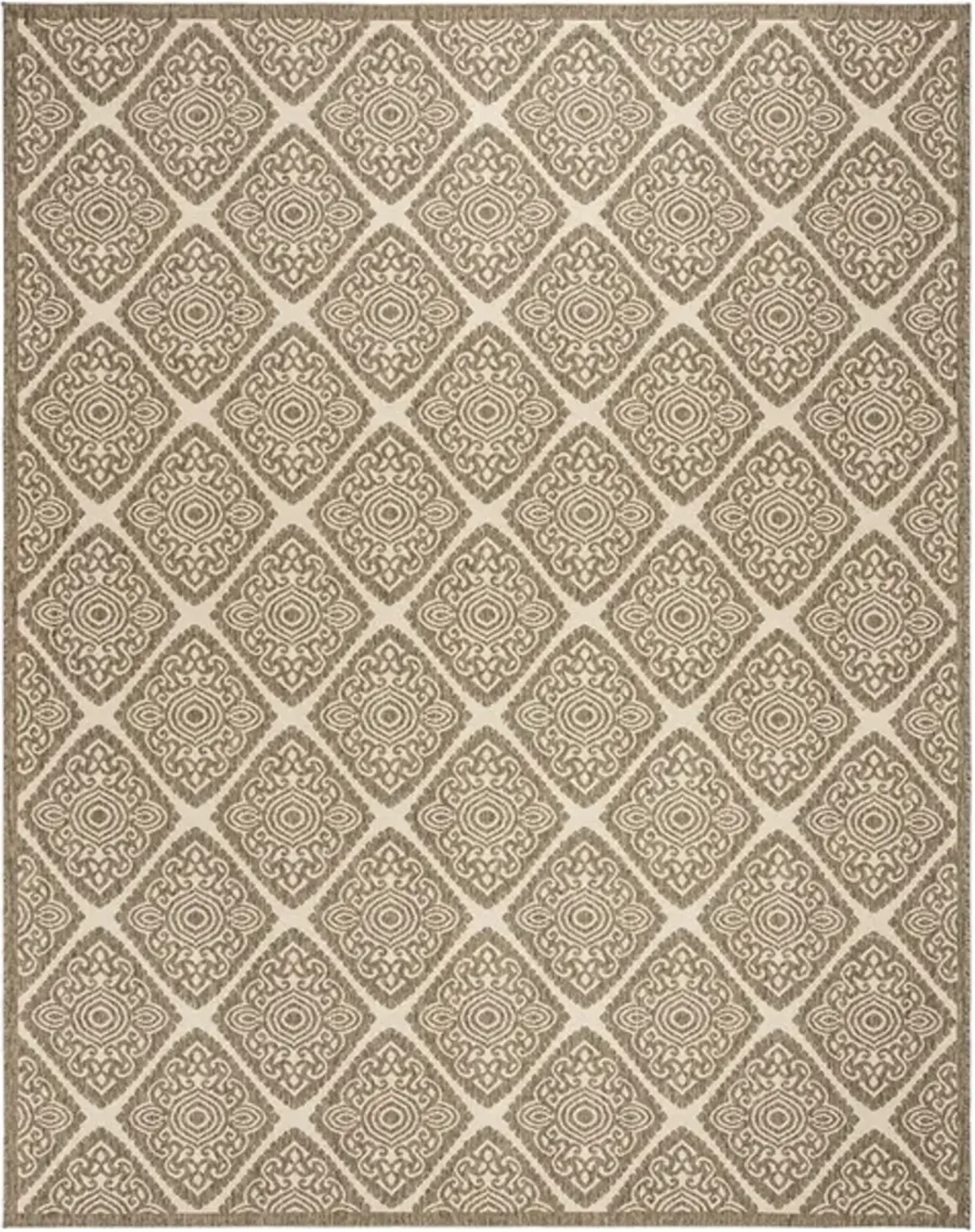 LINDEN 132 Collection LND132C-8 Cream / Beige 8' X 10'