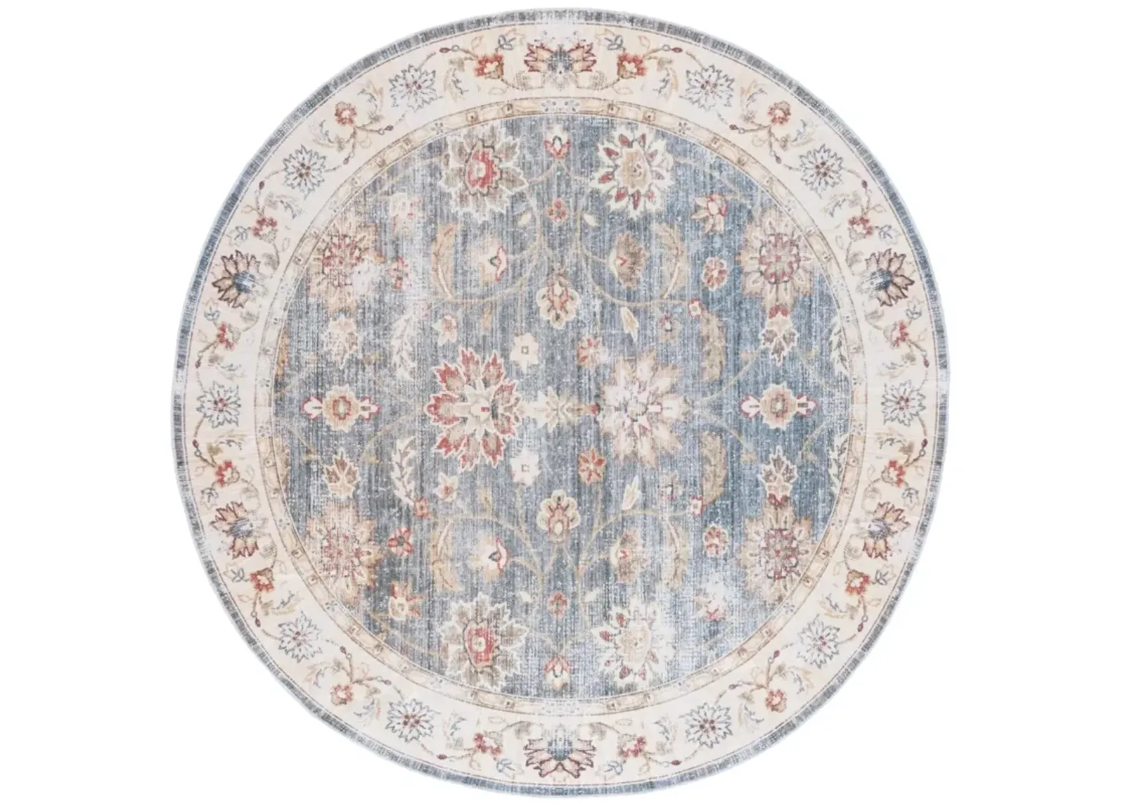 ARIZONA 112 GREEN  4' x 4' Round Round Rug