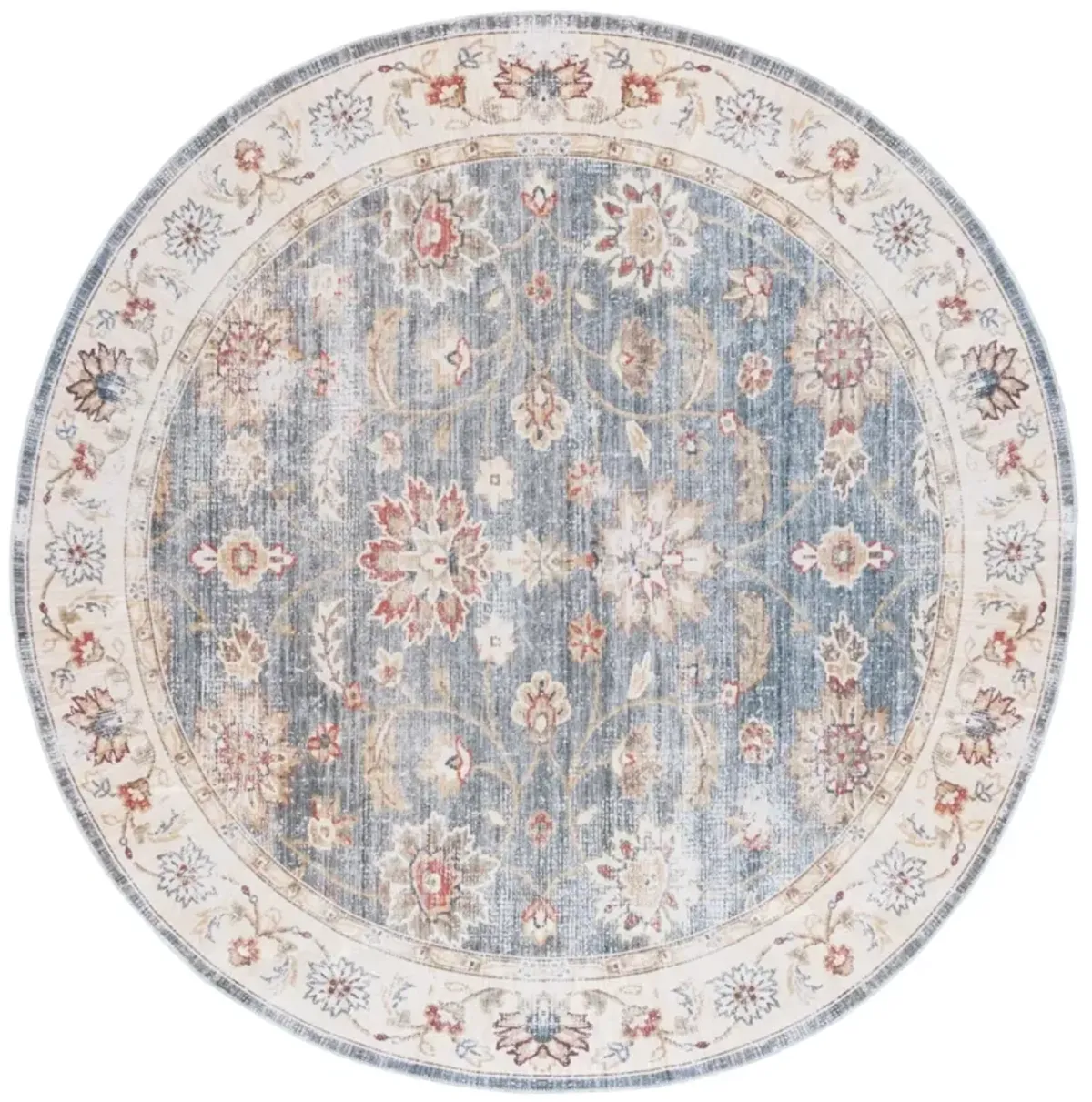 ARIZONA 112 GREEN  4' x 4' Round Round Rug