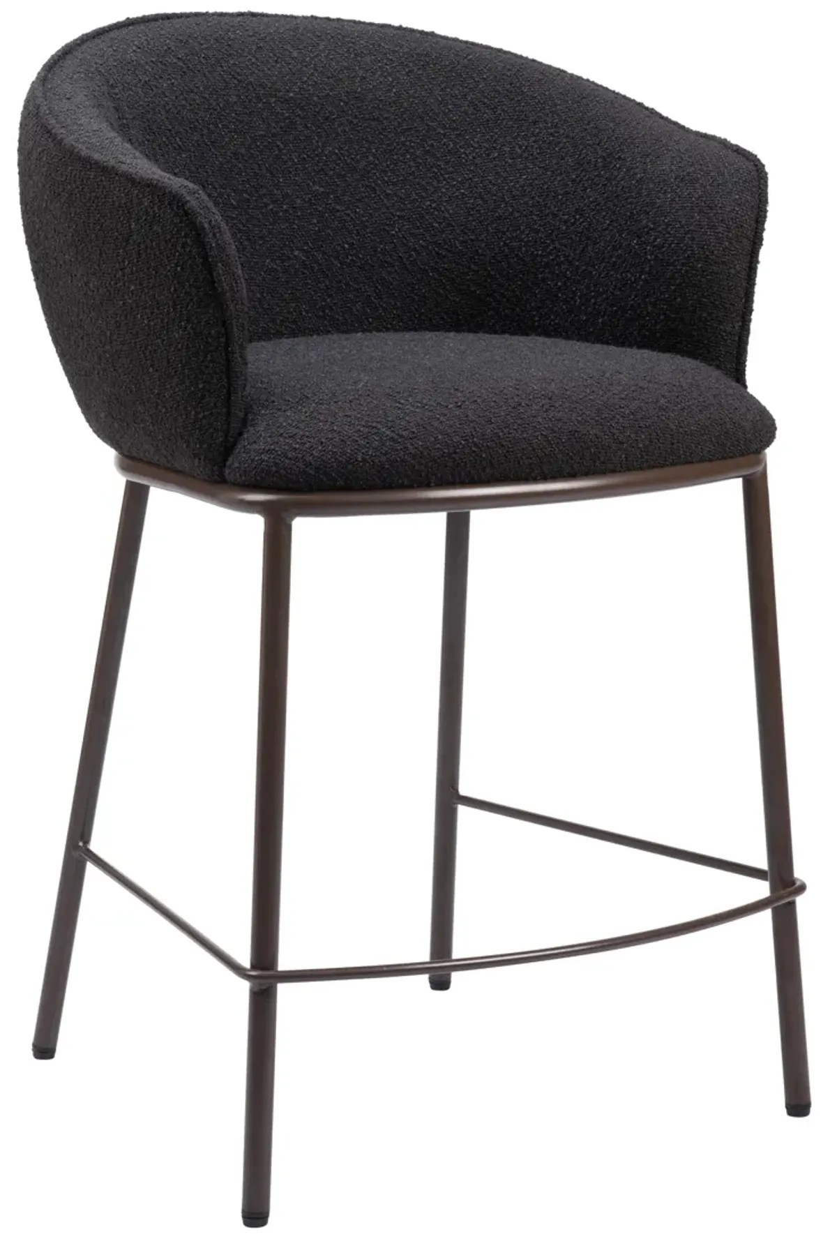 Essen Counter Stool Black & Bronze