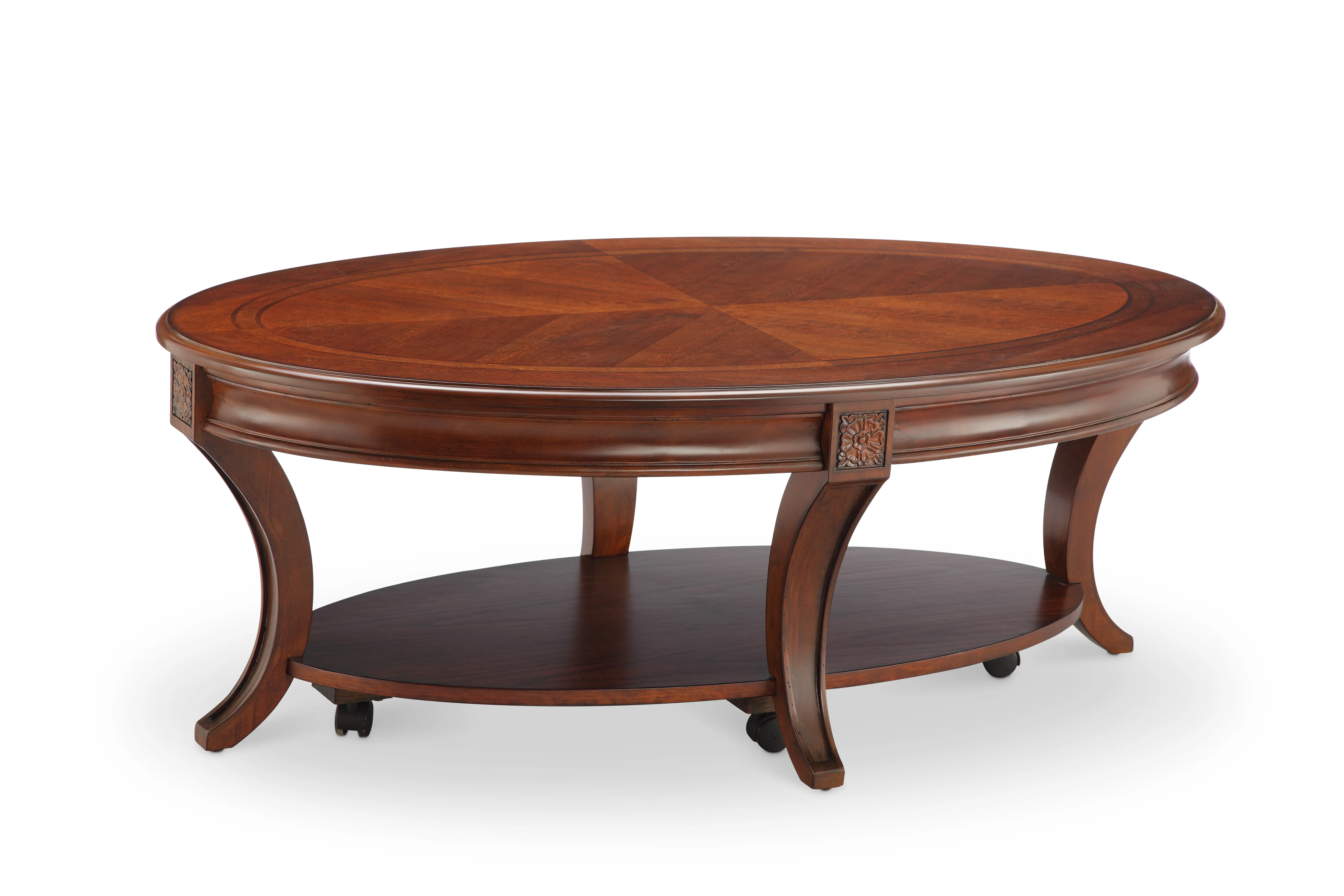 Winslet Oval Cocktail Table w/casters