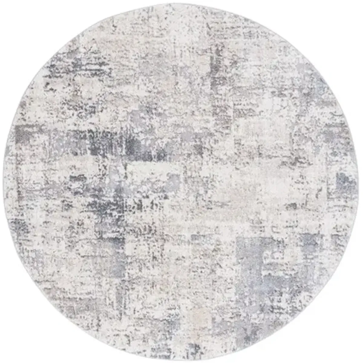 OPAL 414 Grey 6'-7' X 6'-7' Round Round Rug