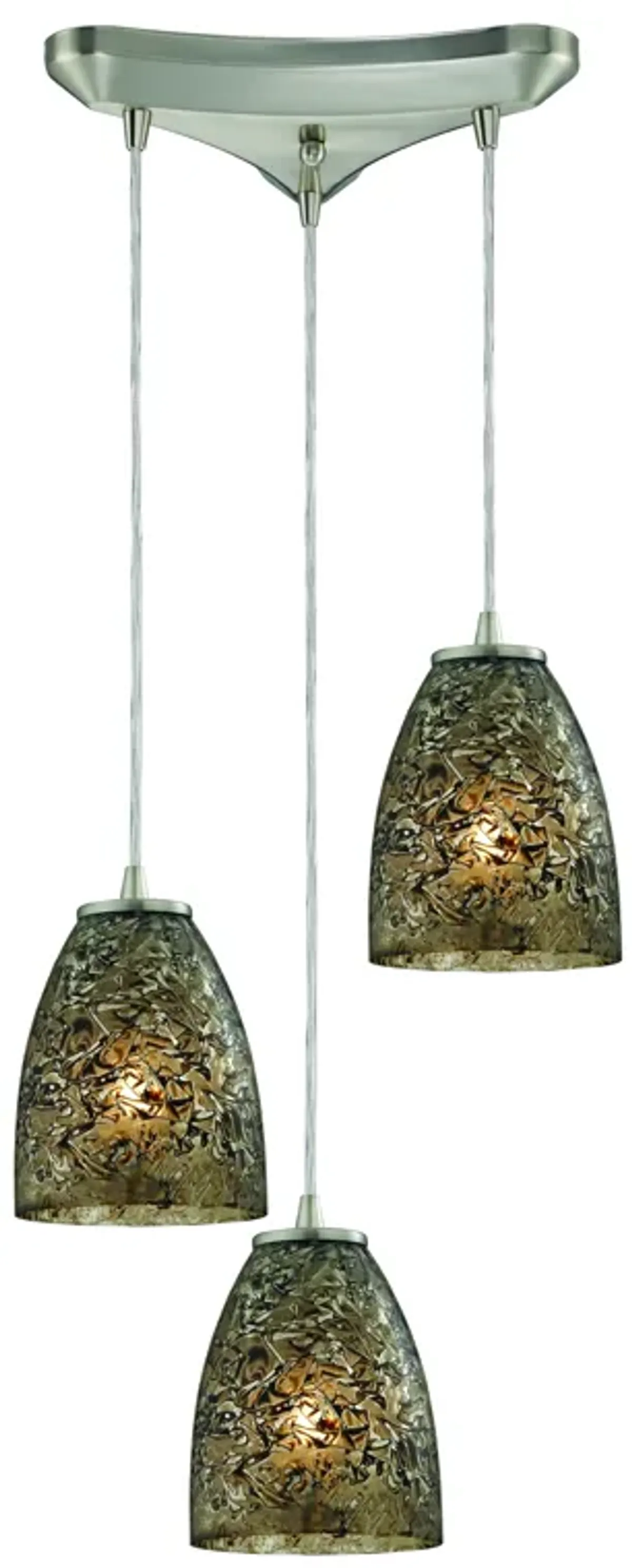 Fissure Configurable Multi Pendant - Satin Nickel