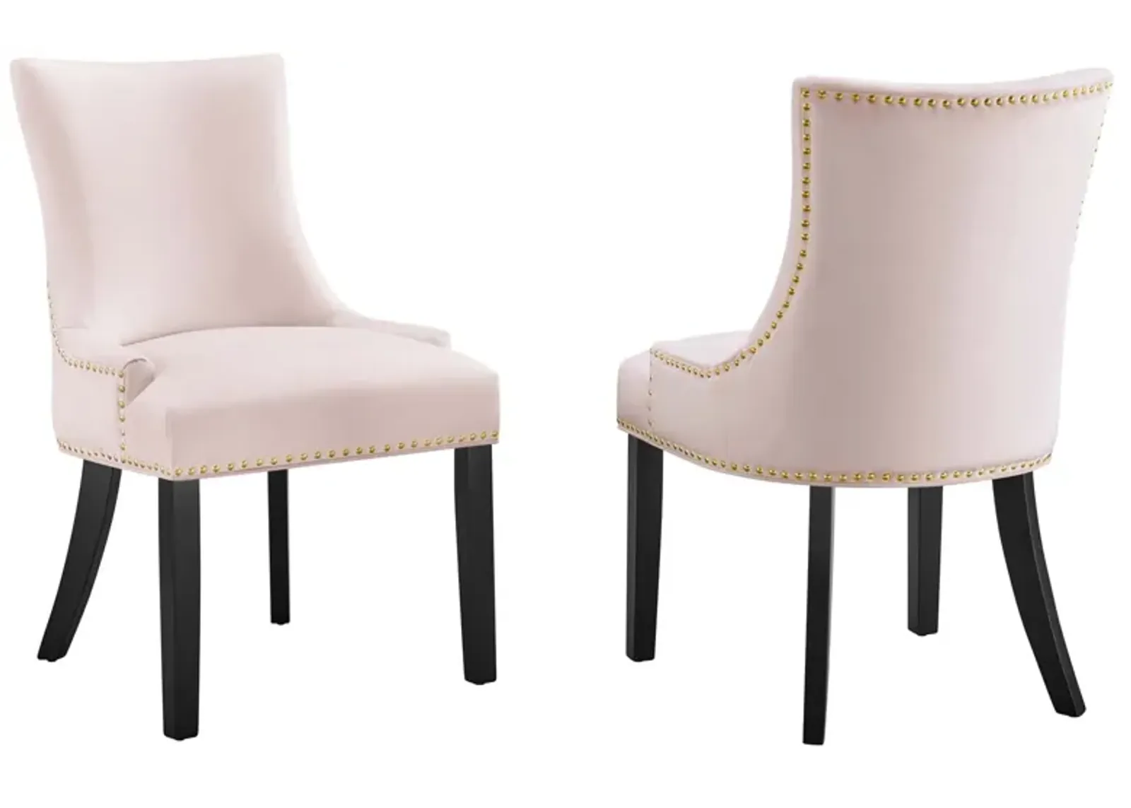 Marquis Performance Velvet Dining Chairs - Set of 2