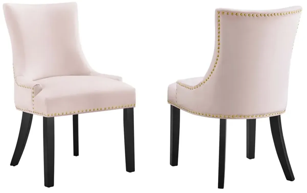 Marquis Performance Velvet Dining Chairs - Set of 2