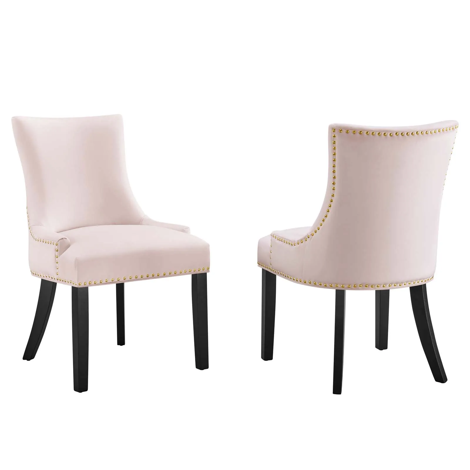 Marquis Performance Velvet Dining Chairs - Set of 2