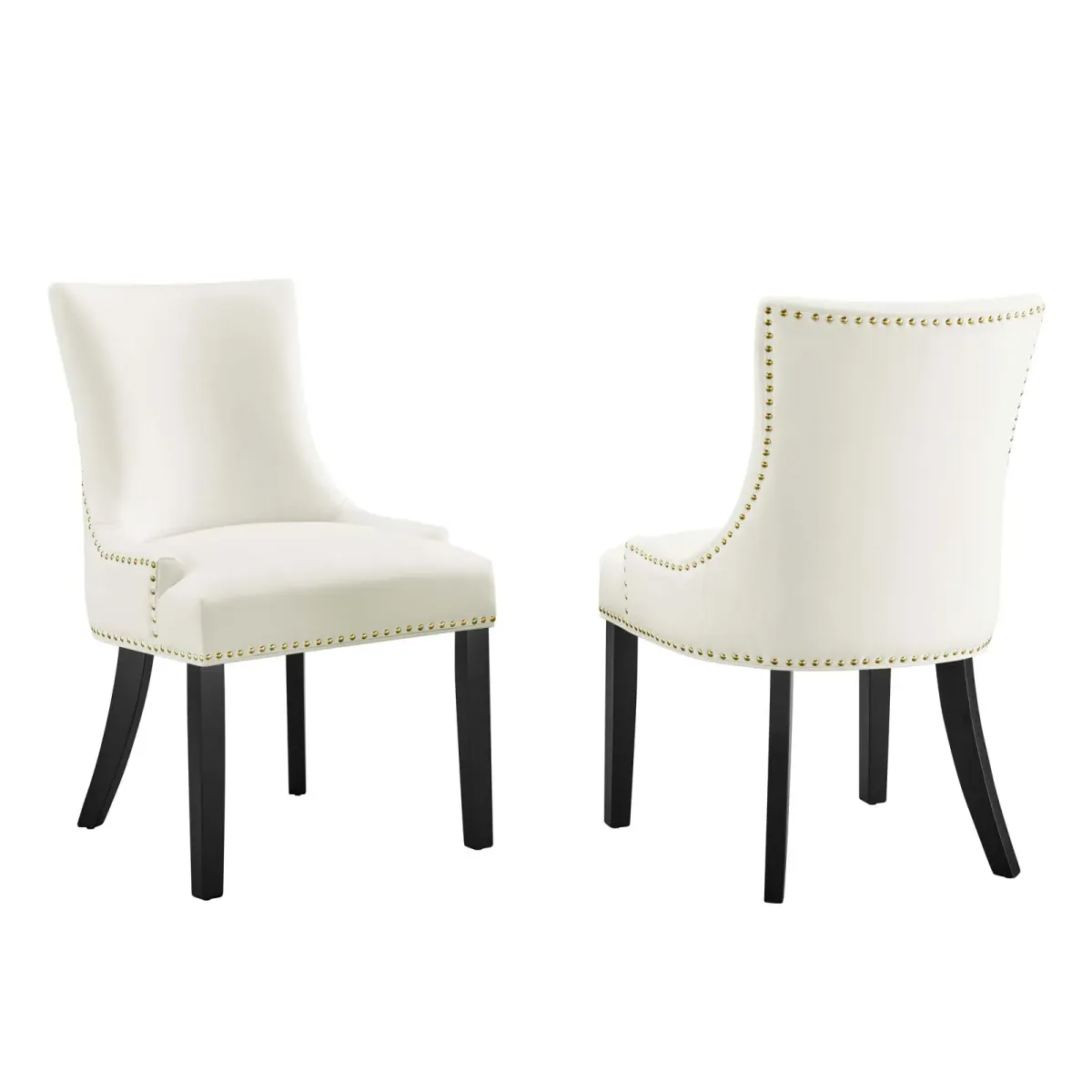 Marquis Performance Velvet Dining Chairs - Set of 2