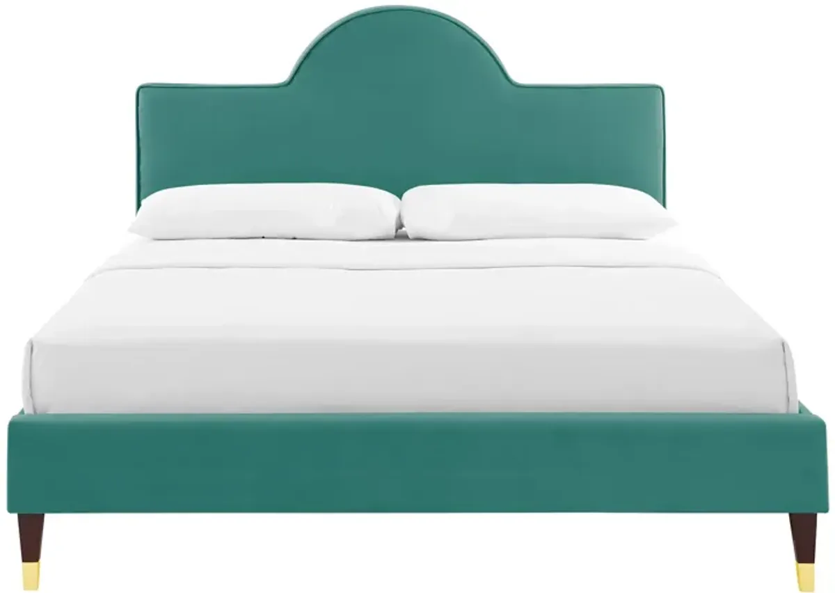 Aurora Performance Velvet Twin Bed