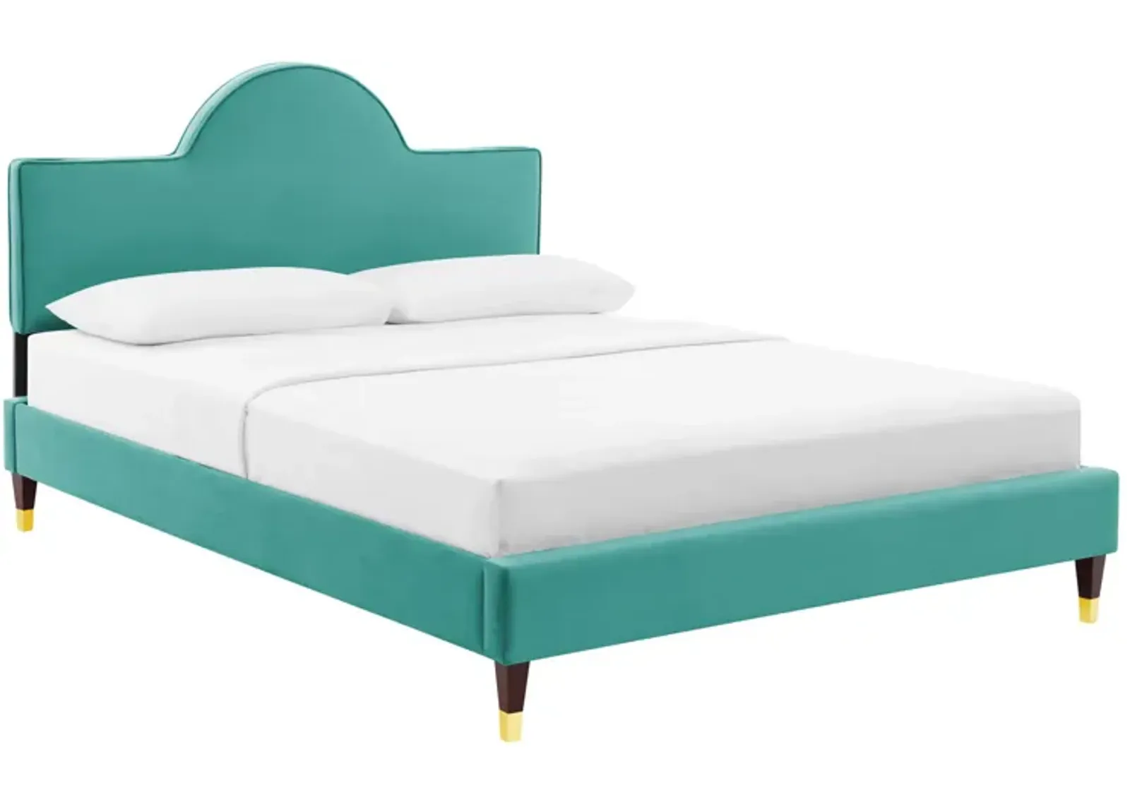 Aurora Performance Velvet Twin Bed