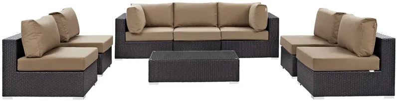 Convene 8 Piece Outdoor Patio Sectional Set