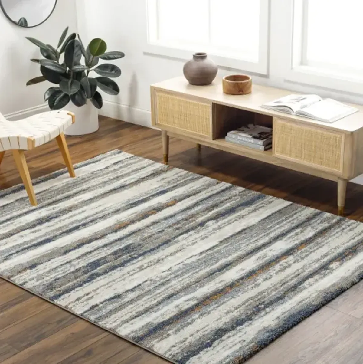 Osaka OKK-2311 5'3" x 7' Machine Woven Rug