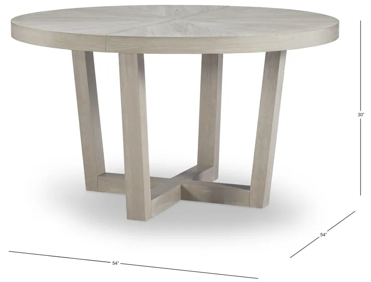 Solstice Rnd To Oval Pedestal Table