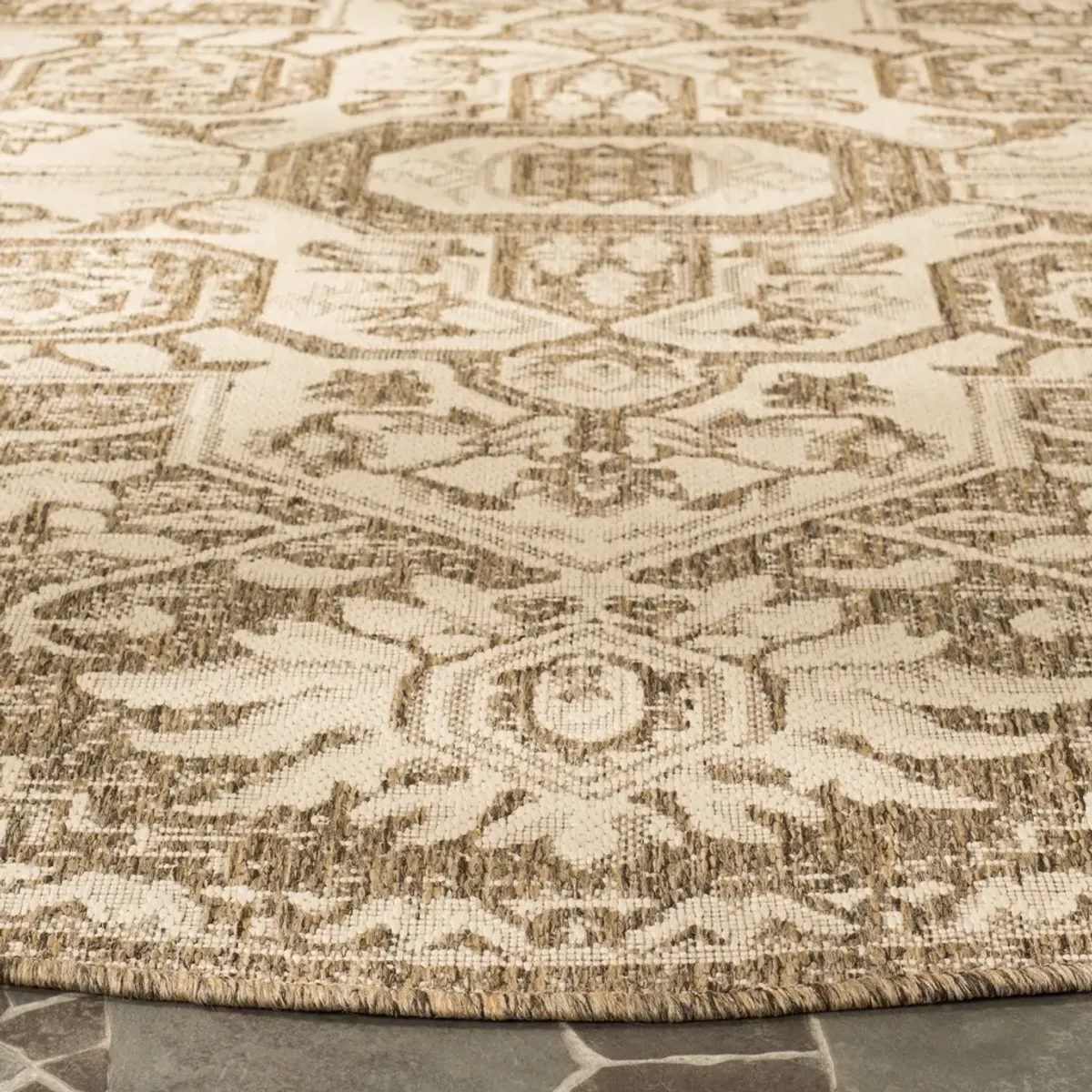 BEACH HOUSE 138 Beige 2'-2' X 10' Runner Rug