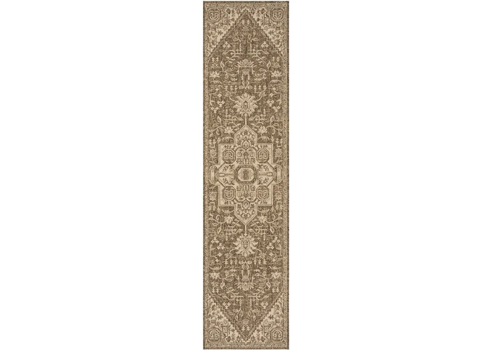 BEACH HOUSE 138 Beige 2'-2' X 10' Runner Rug