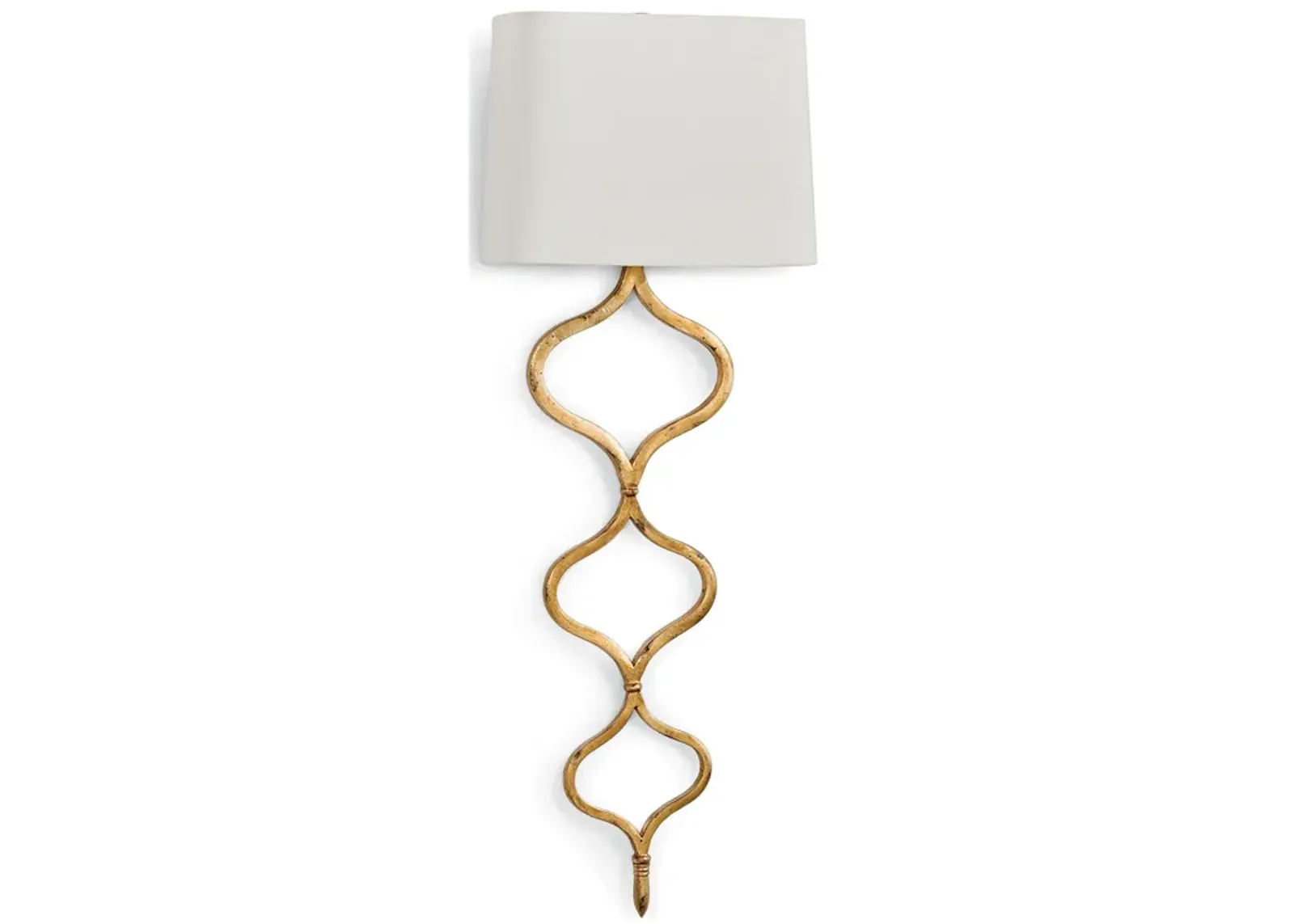 Sinuous Sconce (Gold Leaf)