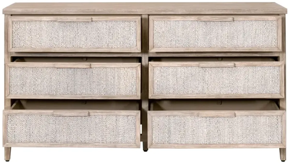 Malay 6-Drawer Double Dresser