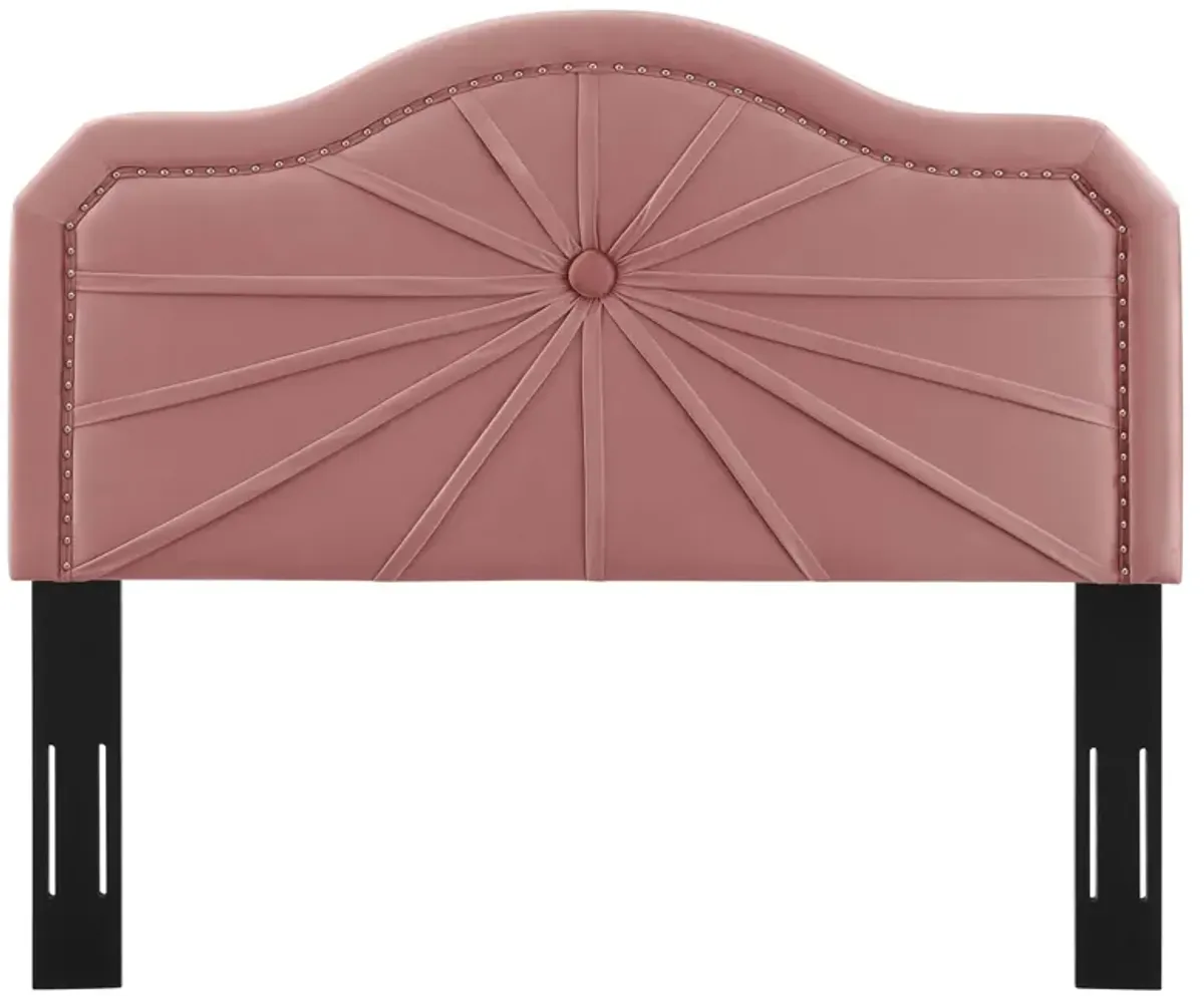 Kristin Pleated Performance Velvet King/California King Headboard