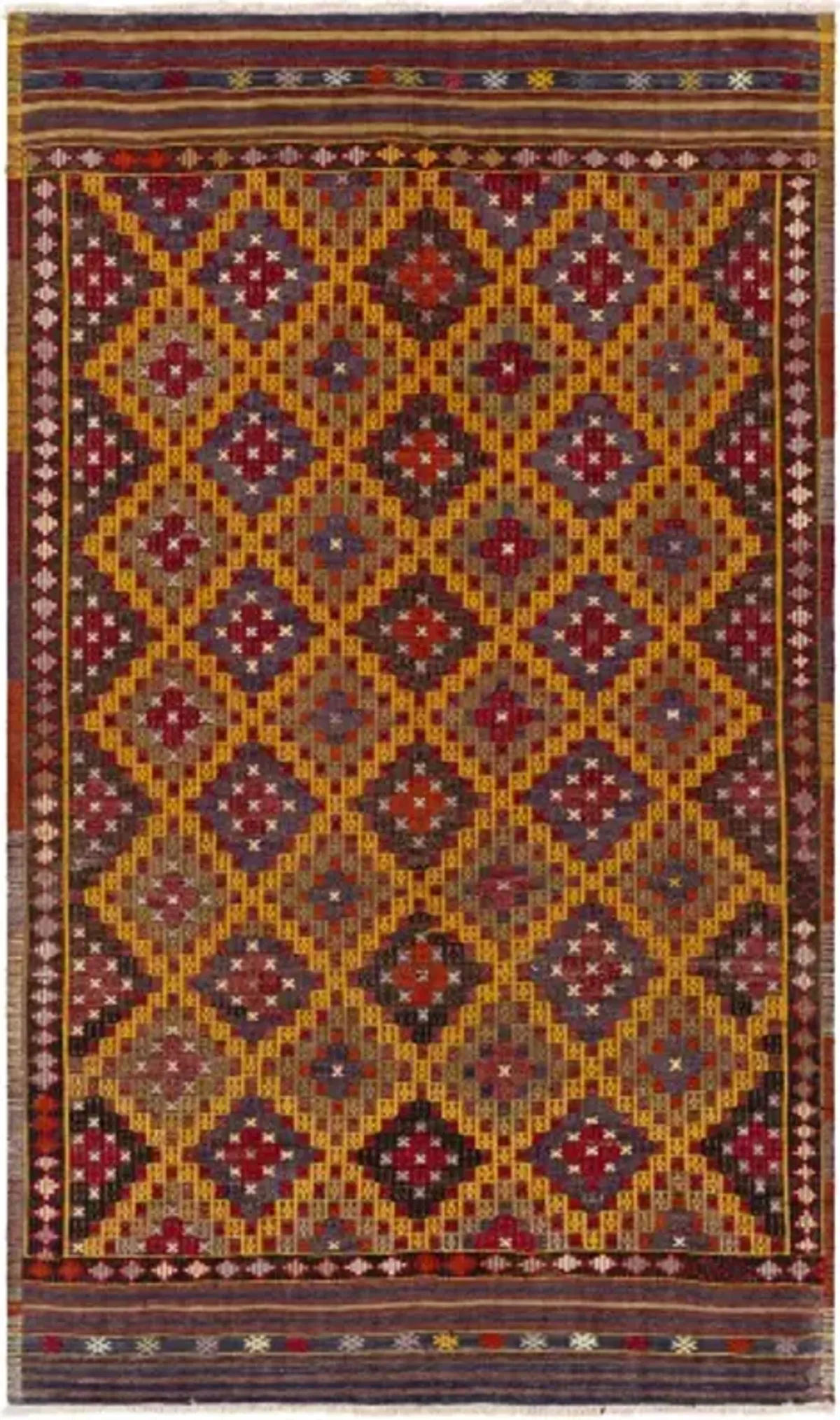 Antique One of a Kind OOAK-1314 5' x 8'4" Handmade Rug