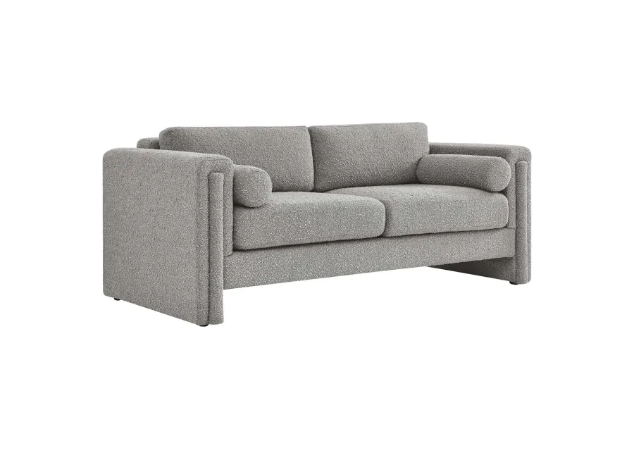 Visible Boucle Fabric Sofa