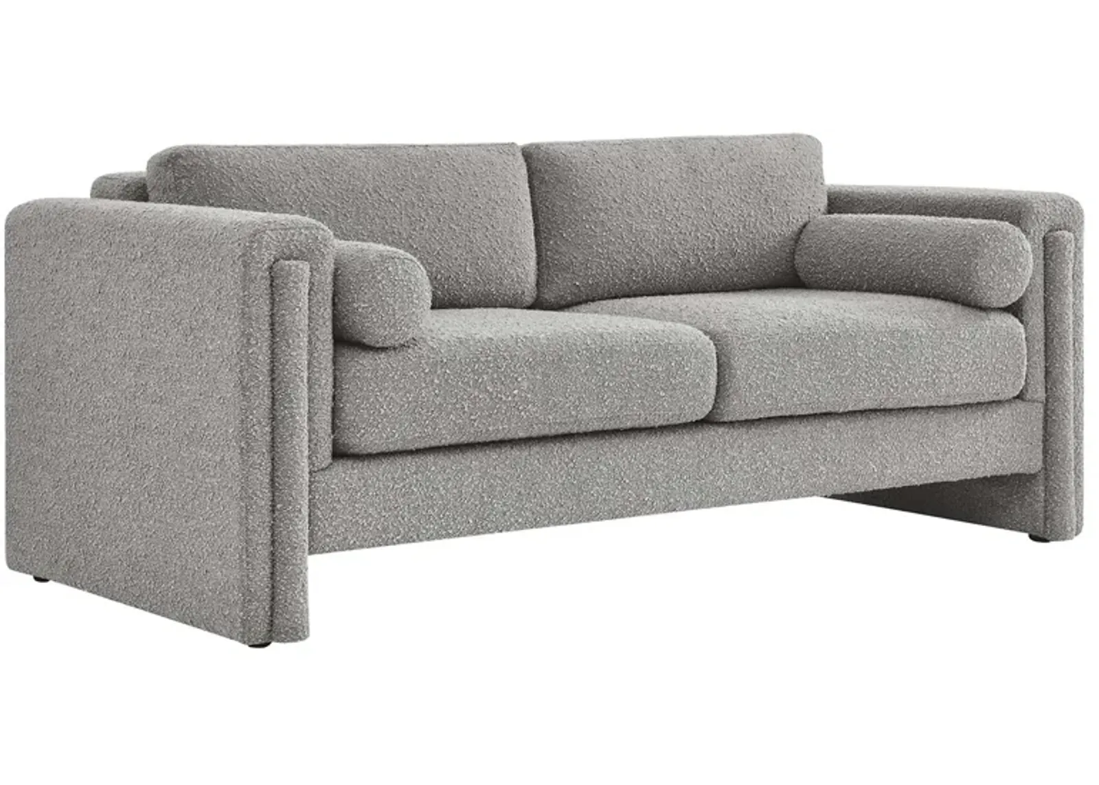 Visible Boucle Fabric Sofa