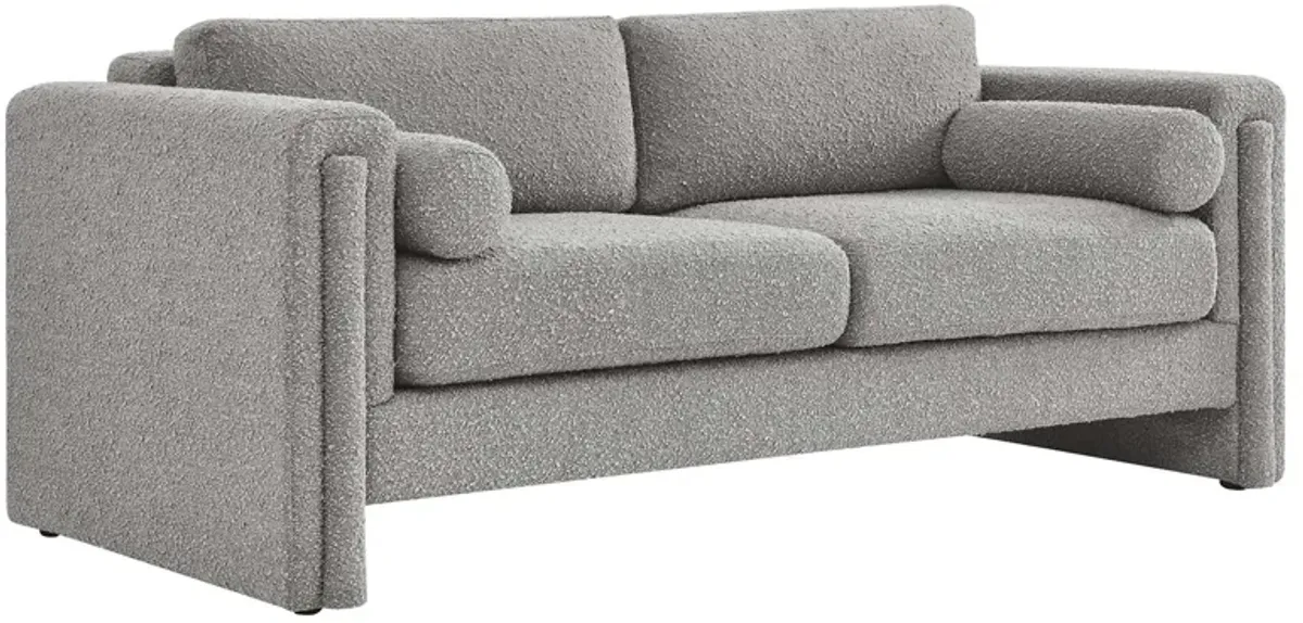 Visible Boucle Fabric Sofa