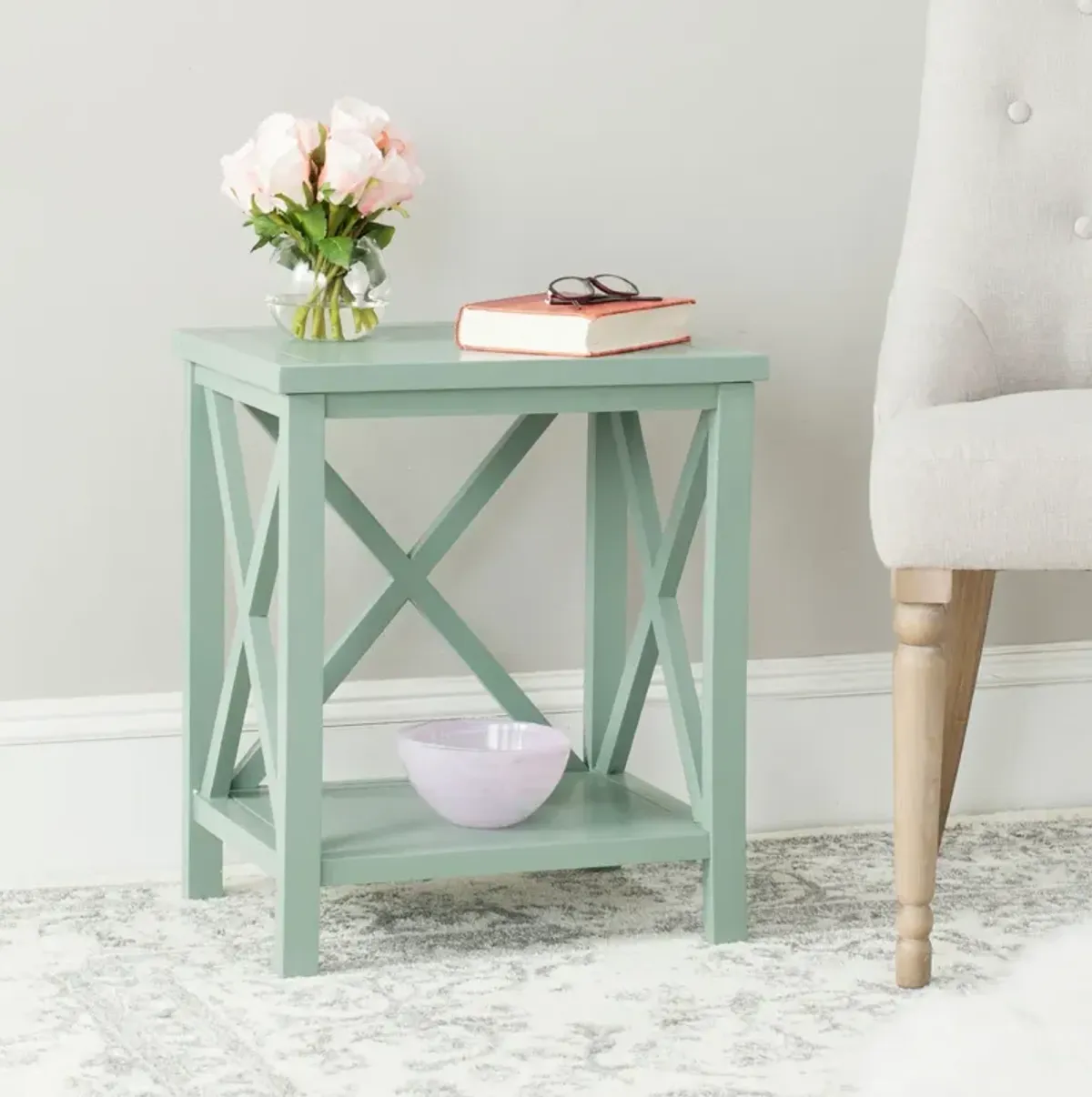 CANDENCE  CROSS BACK END TABLE