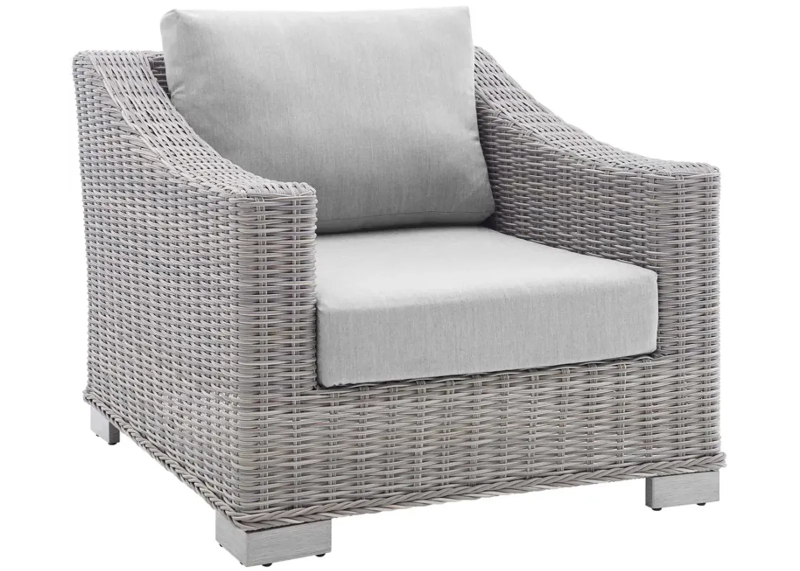 Conway Sunbrella® Outdoor Patio Wicker Rattan Armchair