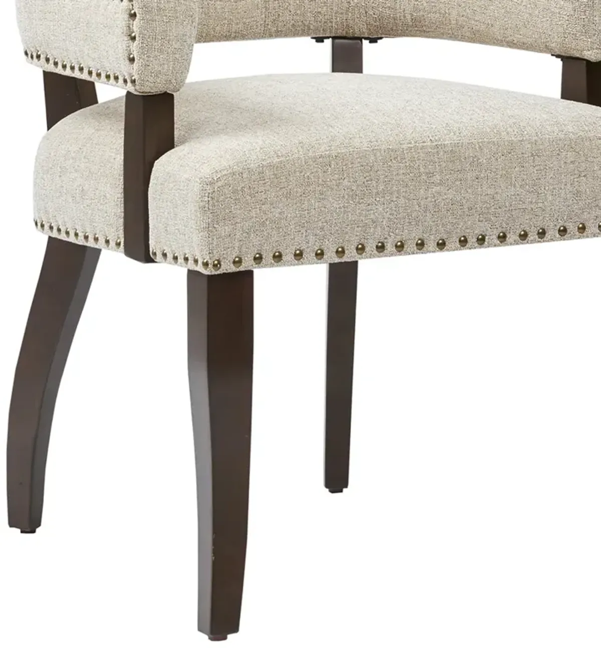 INK+IVY Brooklyn Cream Dining Arm Chair (Set of 2)