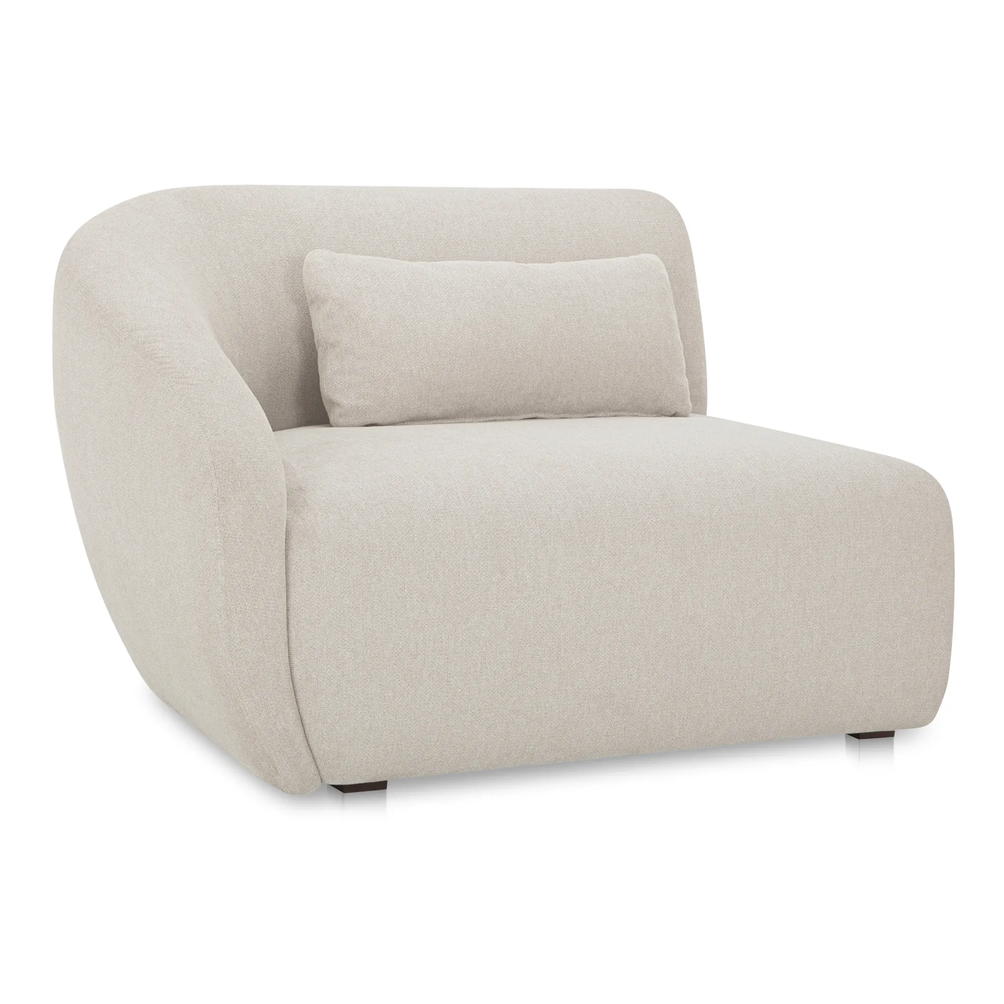 Amelia Left Arm Facing Chair Warm White