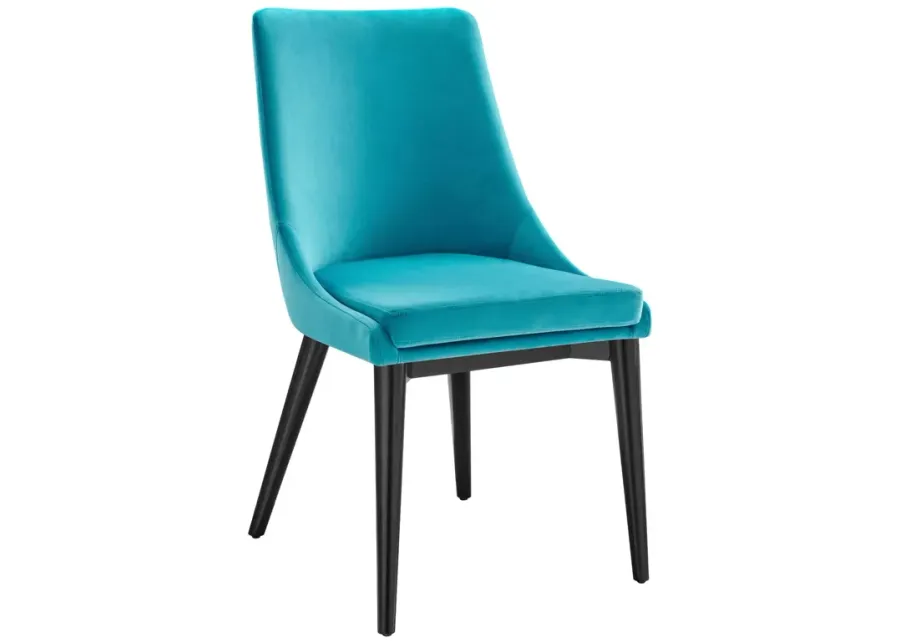 Viscount Performance Velvet Dining Chair