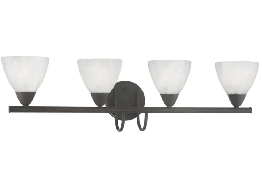 Tia 30.75" Wide 4-Light Vanity Light - Painted Bronze