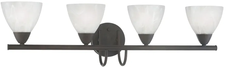 Tia 30.75" Wide 4-Light Vanity Light - Painted Bronze