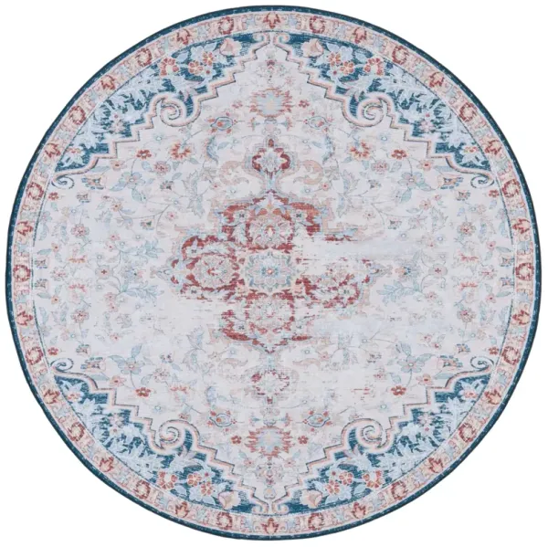 TUCSON 117 M/W S/R BEIGE  4' x 4' Round Round Rug